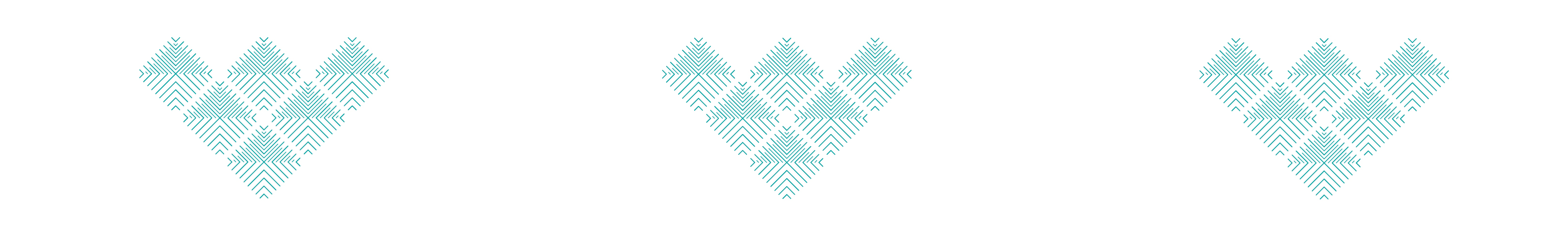 Blue chevron background