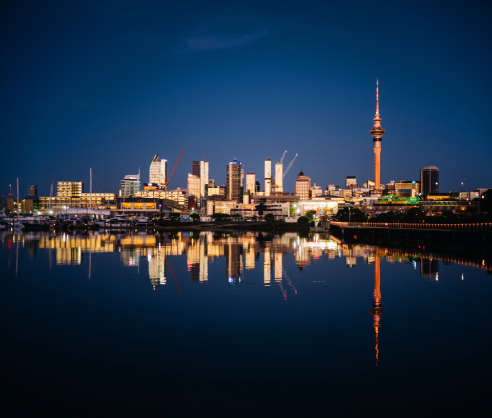 Auckland City Centre Investment Prospectus -Auckland skyline at night