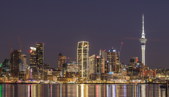 Auckland cityscape at dusk - State of the City 2024 report