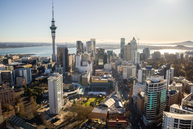 Invest - News - Auckland City Drone Aerial Aotea Centre